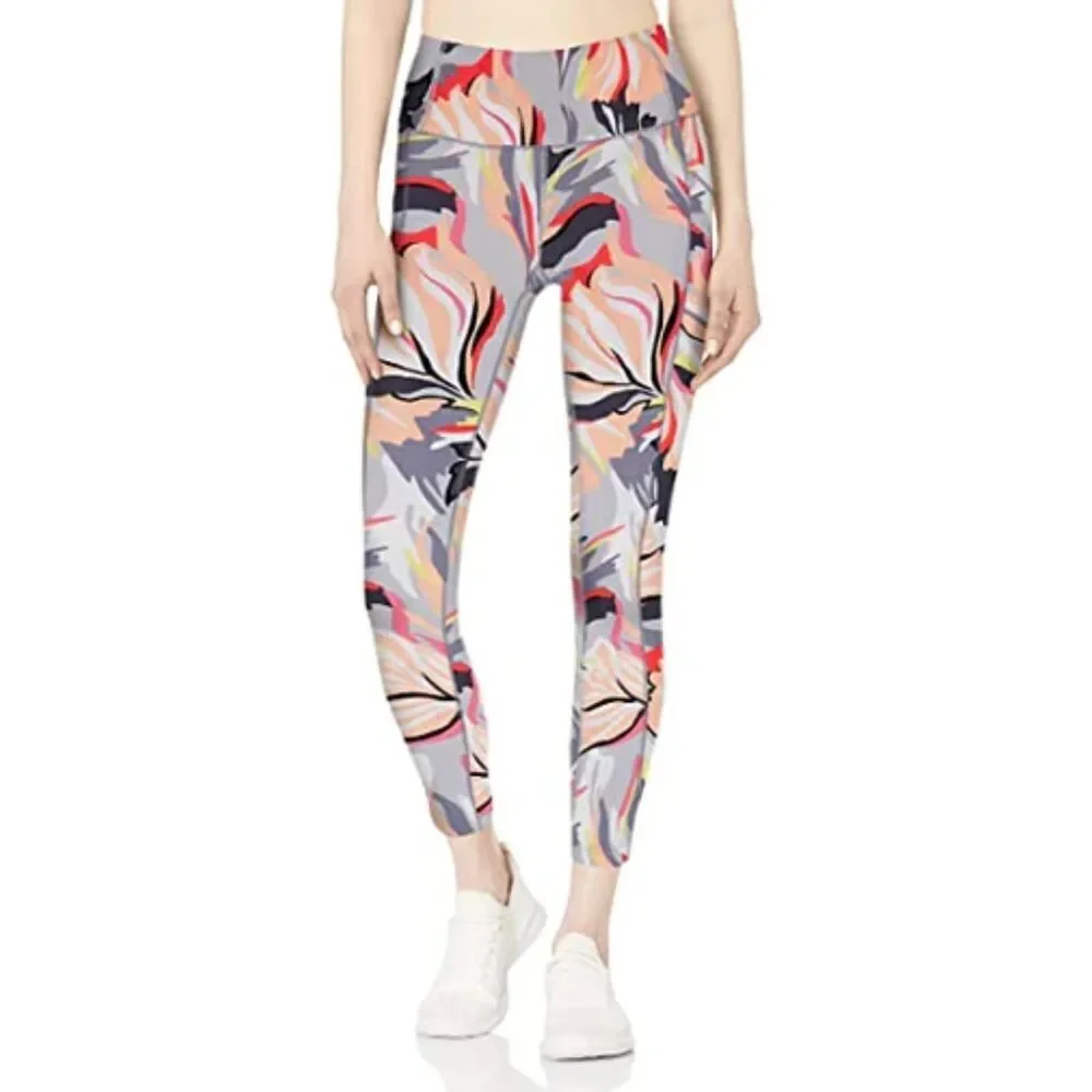 Calvin Klein Womens Side Pocket High Waist Tights